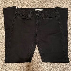 Black skinny Levi jeans